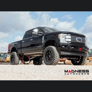 Ford Super Duty Lift Kit  - 6 Inch Coilover Conversion Radius Arm Kit w/ Vertex Adjustable Shocks - 4in Rear Axle w/ Rear Overload Springs